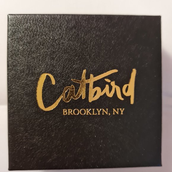 Catbird Chubby Huggy Hoops in Silver - Picture 5 of 5